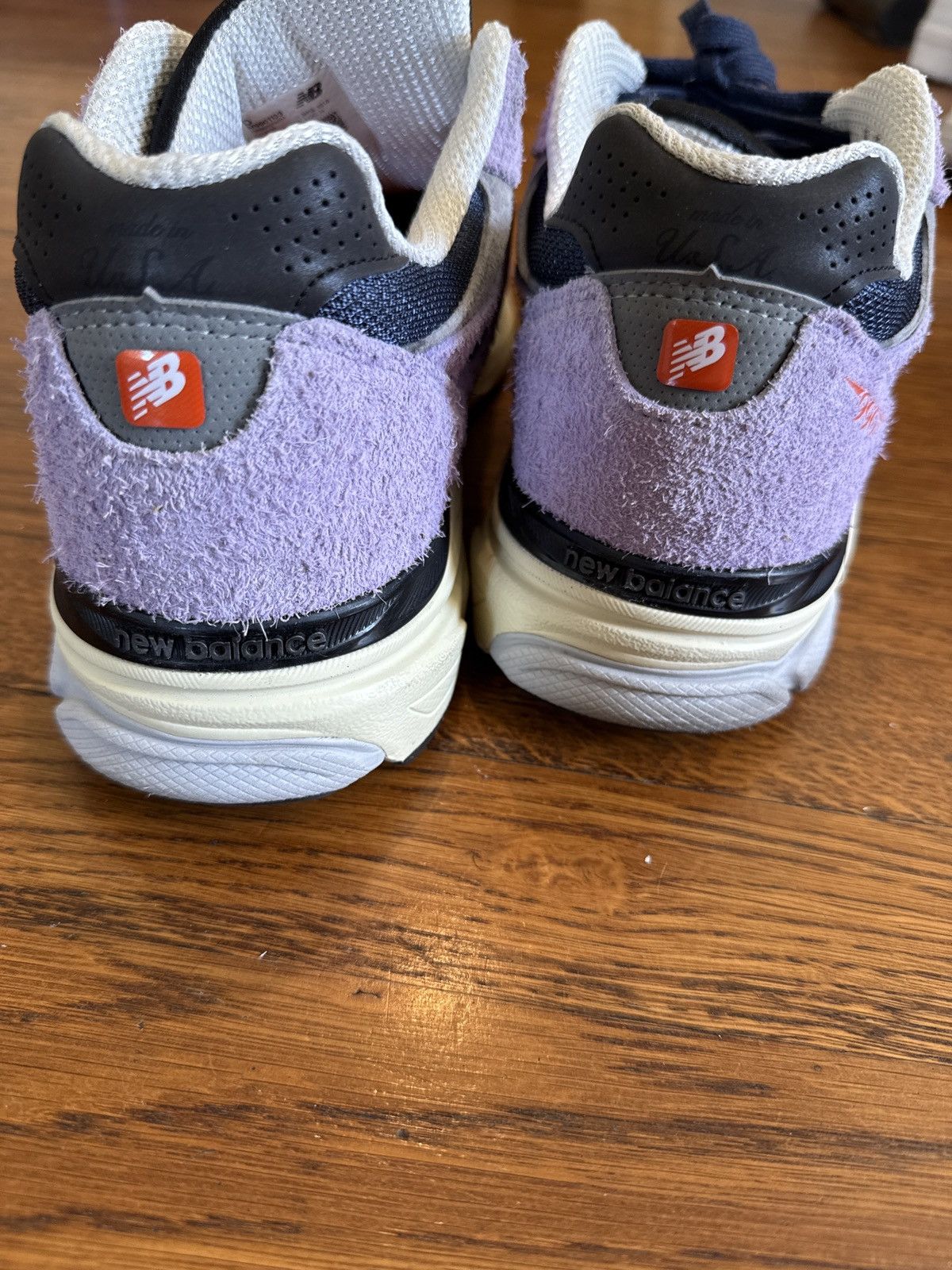New Balance New Balance 990v3 MiUSA Teddy Santis Raw Amethyst Size US 12 / EU 45 - 1 Thumbnail
