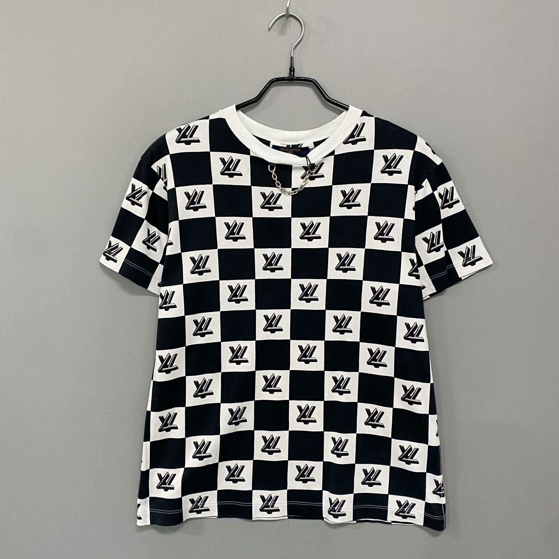 Louis Vuitton Louis Vuitton Retro Plaid Black T-Shirt m Men Size US M / EU 48-50 / 2 - 1 Thumbnail