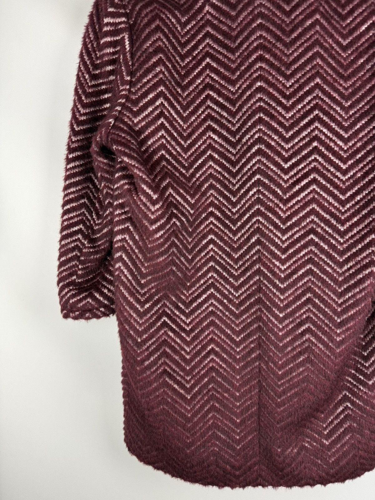 Just Cavalli × Roberto Cavalli Just Cavalli Wool / Alpaca Zig Zag Patterned Coat Jacket Size XS / US 0-2 / IT 36-38 - 21 Thumbnail