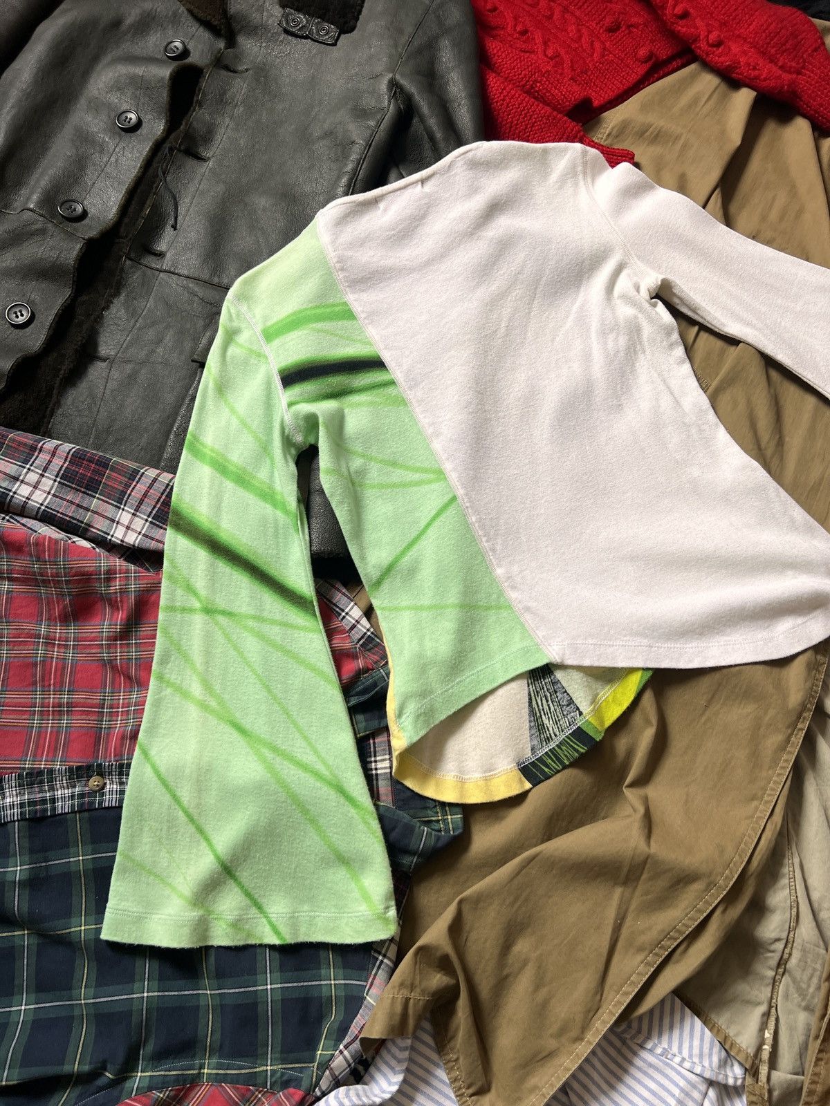 Custo Barcelona Custo Barcelona Avant Garde Green Long Sleeve Cotton T-Shirt Size S / US 4 / IT 40 - 9 Thumbnail