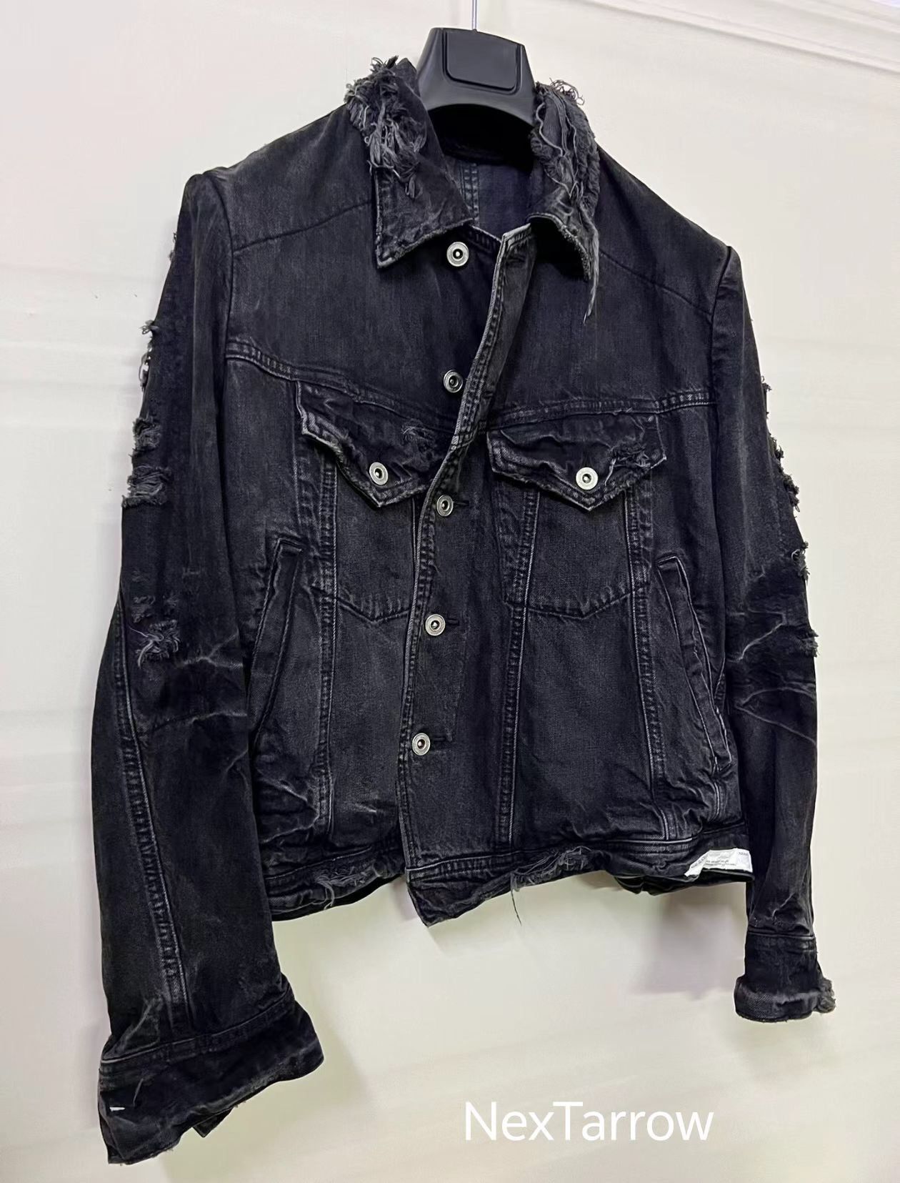 Julius Julius_7 Destruction denim jacket 2412-Nextarrow Size US S / EU 44-46 / 1 - 1 Thumbnail