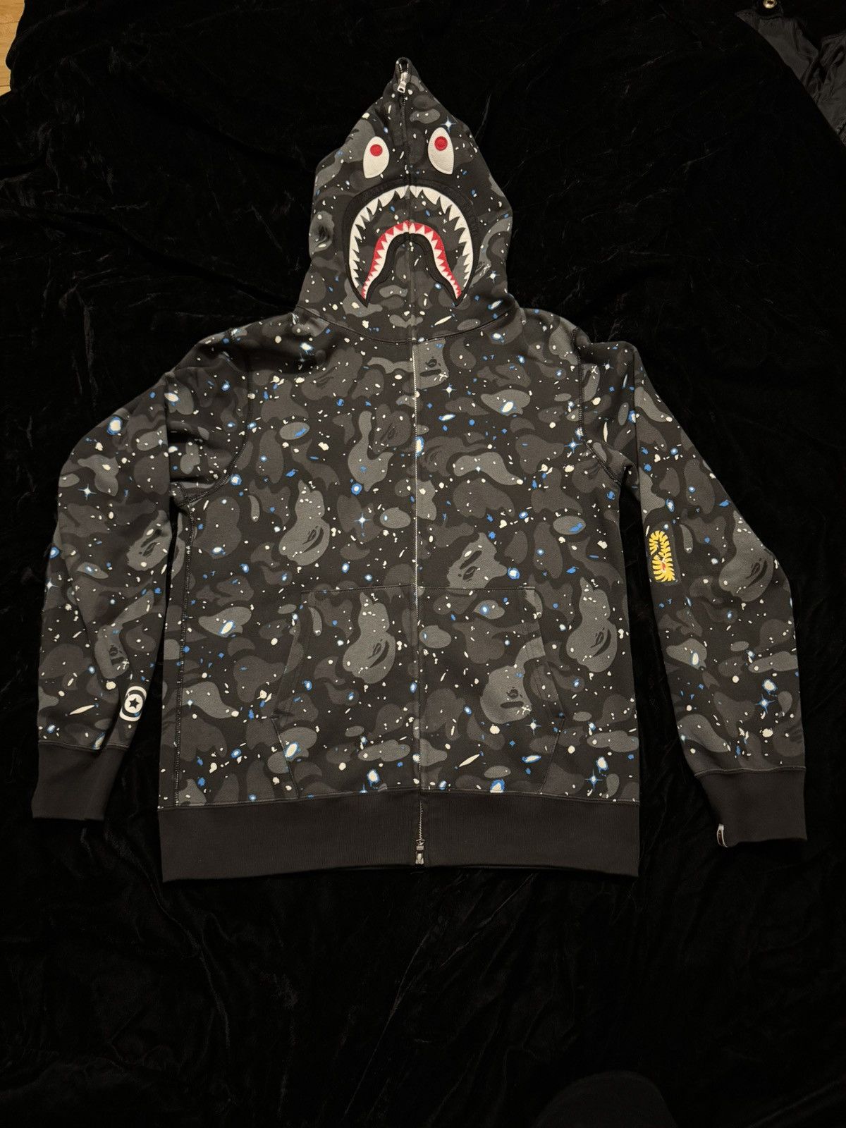 Bape BAPE Space Camo PONR Shark Hoodie Size US XL / EU 56 / 4 - 1 Thumbnail
