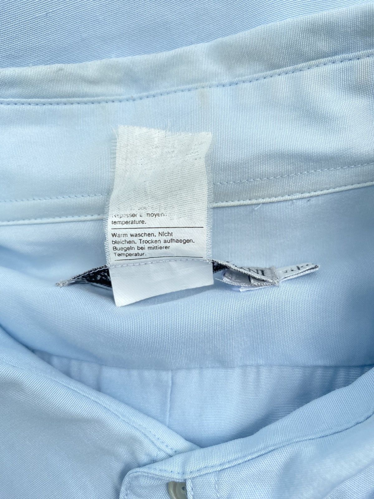 Emporio Armani Emporio Armani Light Blue Long-Sleeve Shirt Size US XS / EU 42 / 0 - 4 Thumbnail
