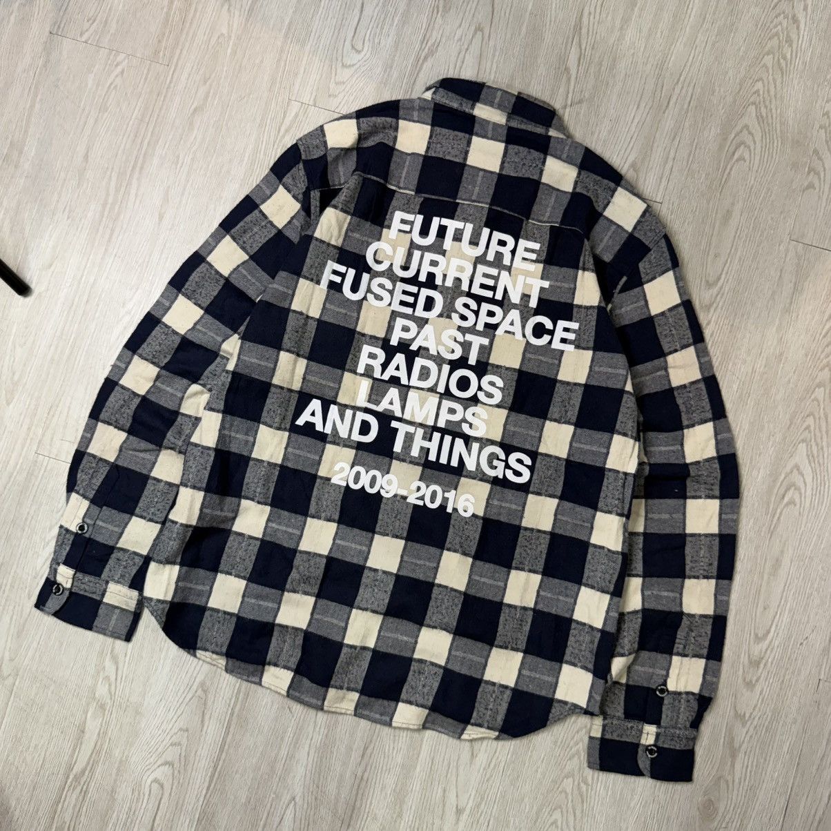 thisisneverthat THISISNEVERTHAT SS 16 cpf backprint plaid flannel button Size US L / EU 52-54 / 3 - 2 Thumbnail