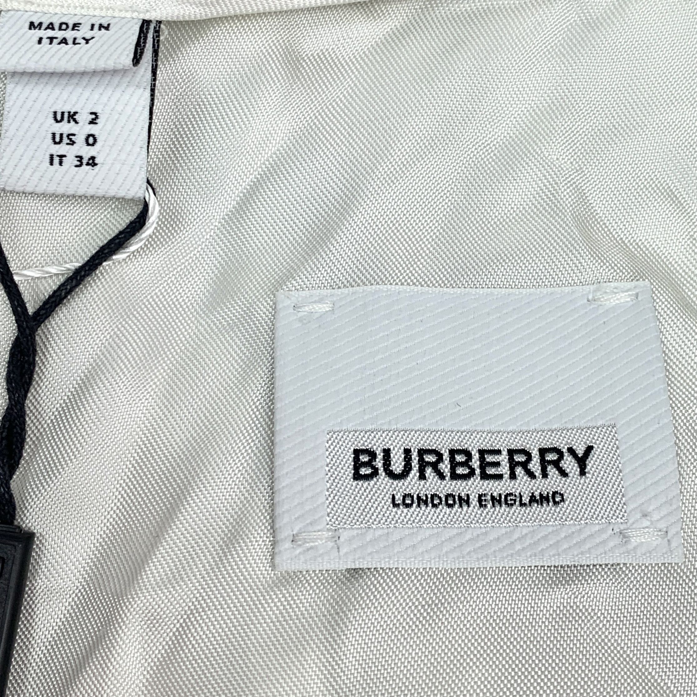 Burberry Burberry Womens Gingham Checkered High-Waisted Trousers Size 25" / US 0 / IT 36 - 5 Thumbnail