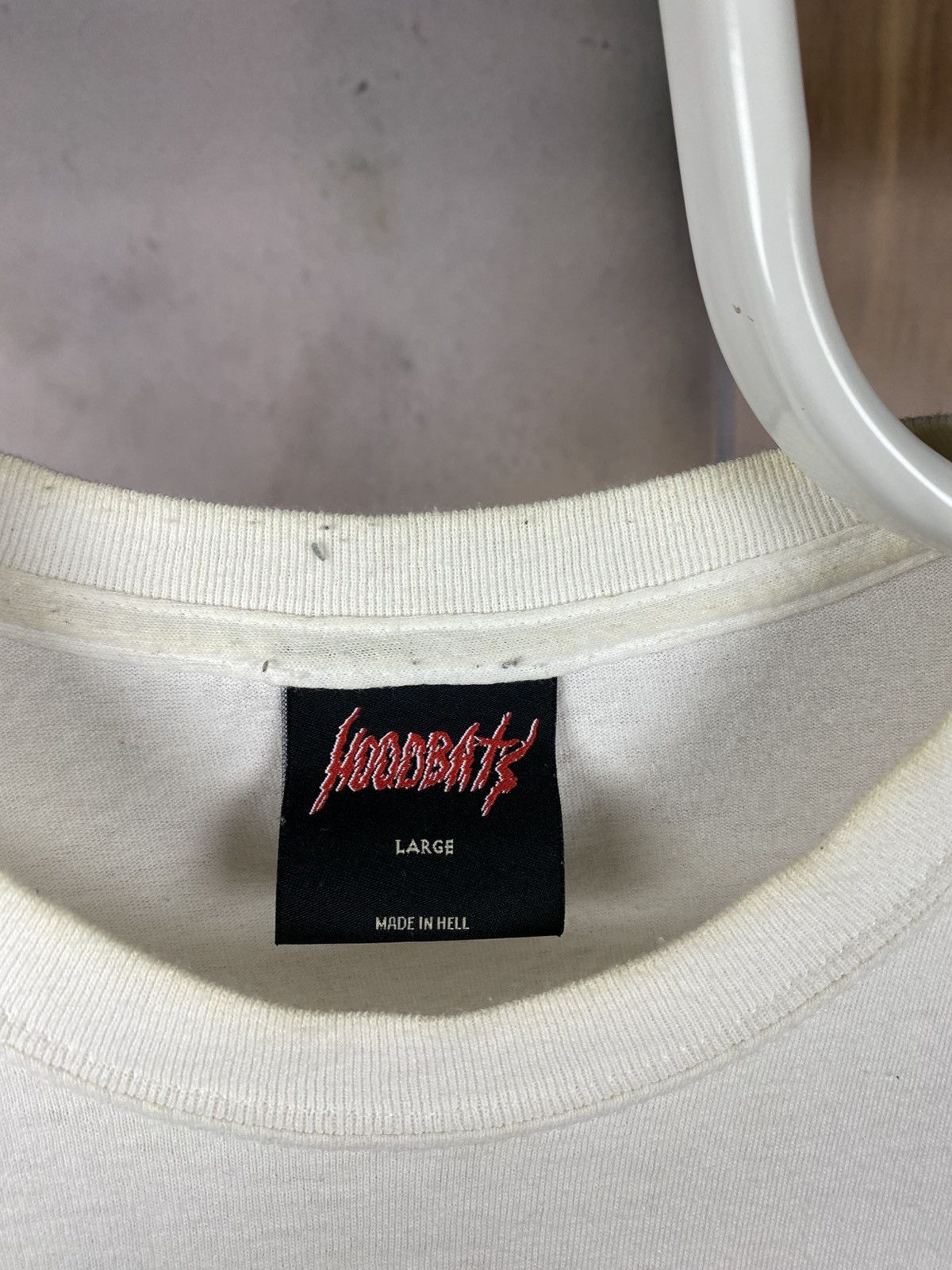 Rap Tees 🦾T-Shirt Hoodbats Made In Hell Satan Art Tee🦾 Size US L / EU 52-54 / 3 - 9 Thumbnail