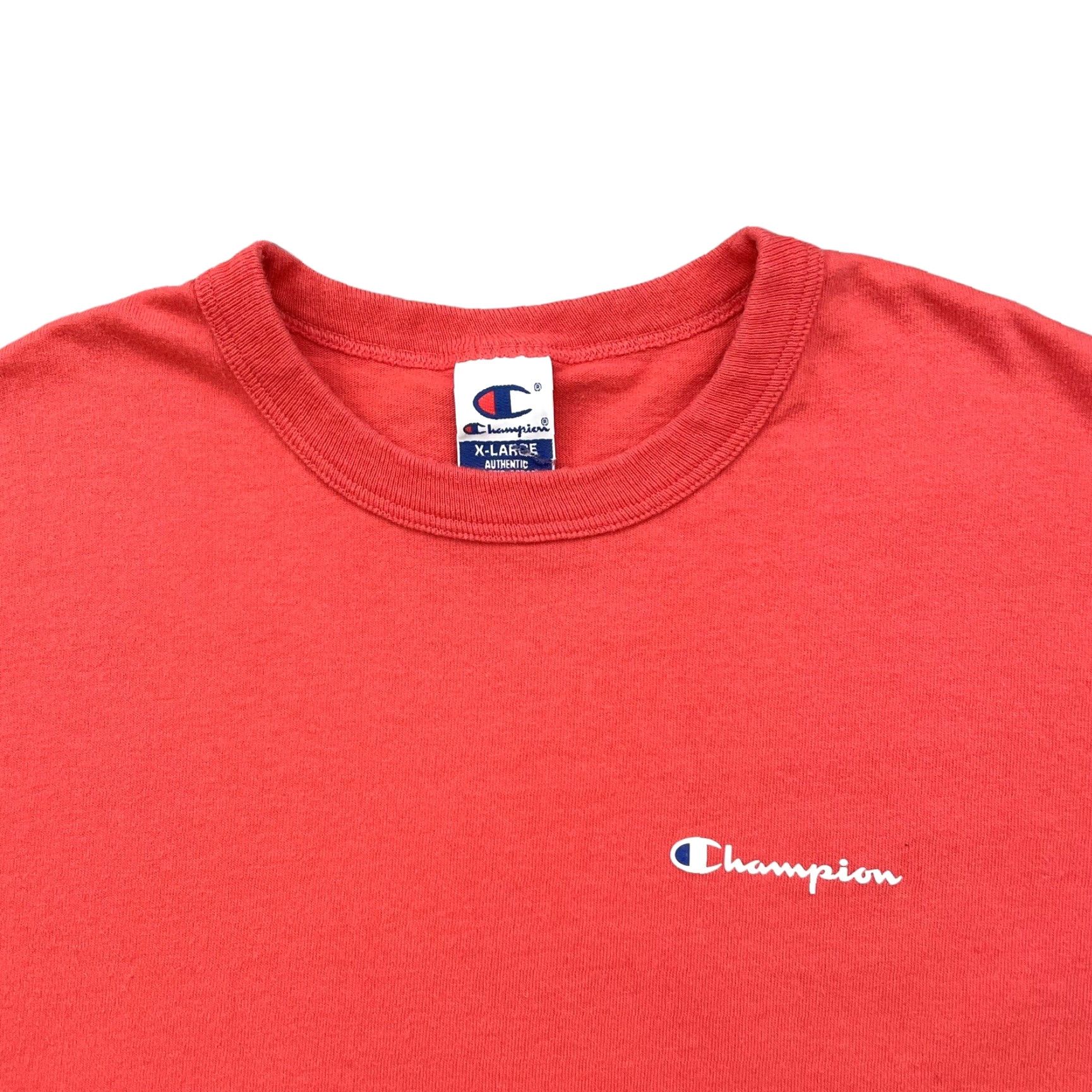 Champion VINTAGE Champion Shirt XL Men Orange USA T-Shirt Regular Size XL Size US XL / EU 56 / 4 - 2 Thumbnail