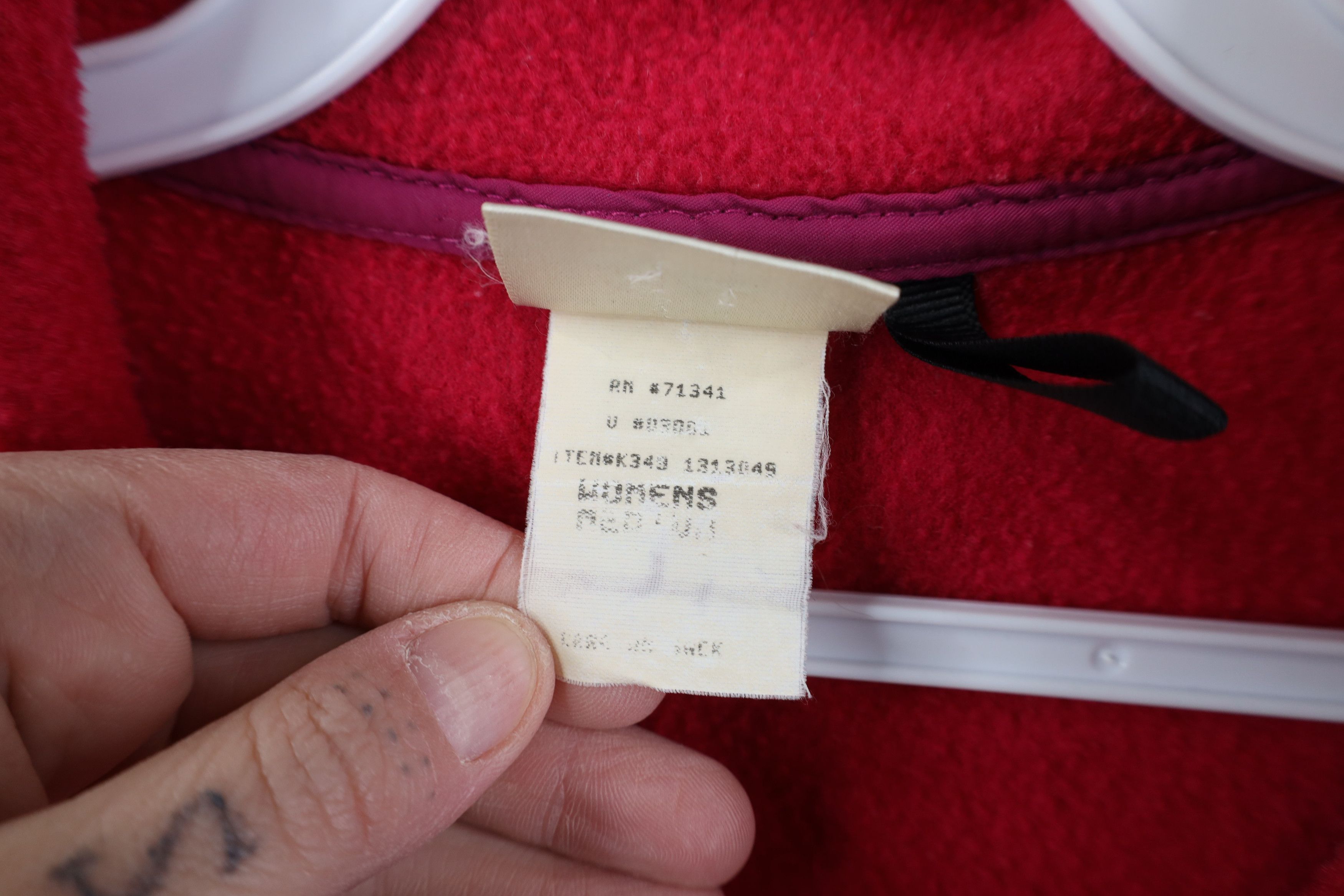 L.L. Bean Vintage 90s LL Bean Script Fleece Full Zip Jacket USA Pink Size M / US 6-8 / IT 42-44 - 12 Thumbnail