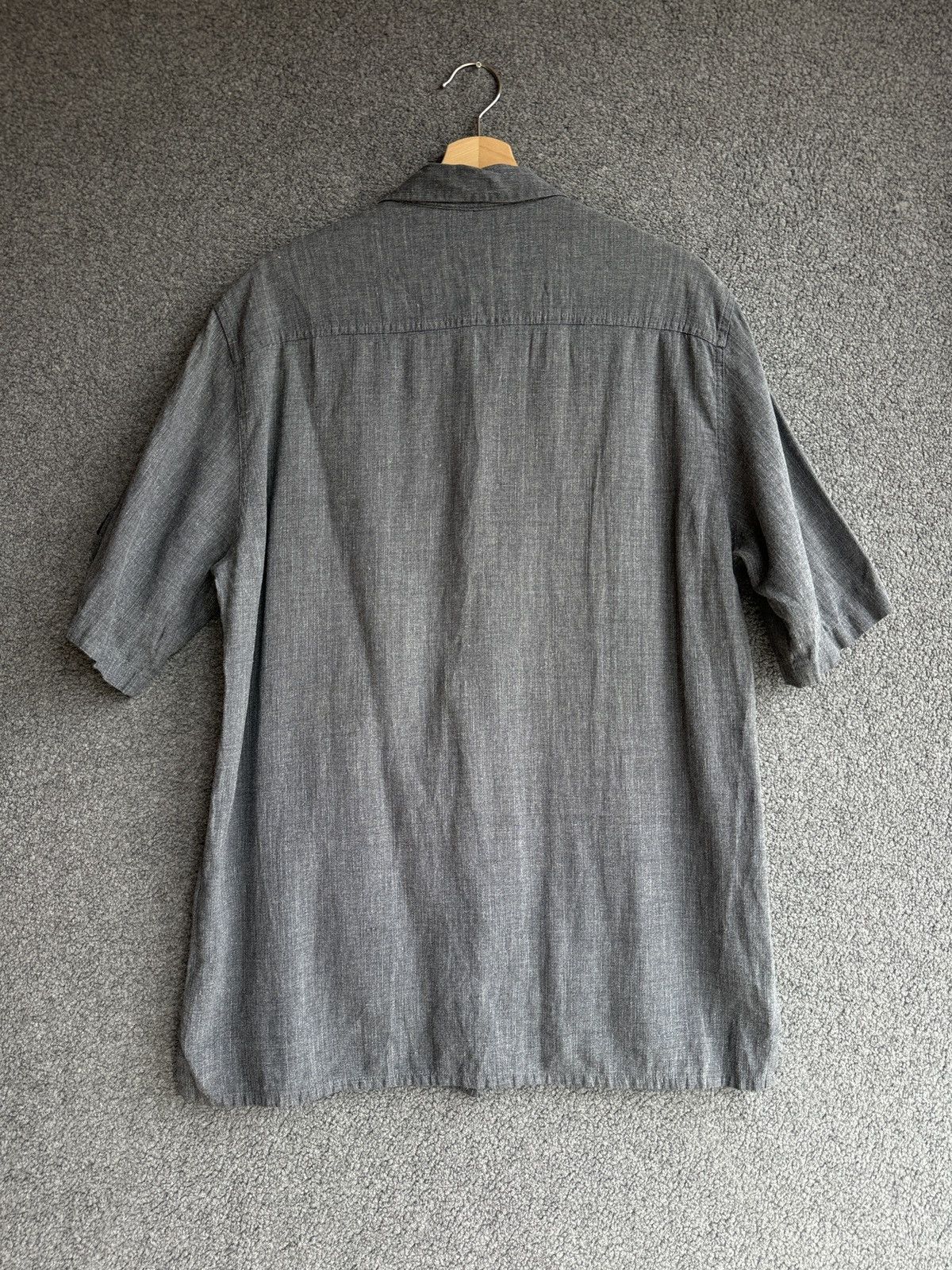 Armani Armani Jeans Linen Shirt Size US L / EU 52-54 / 3 - 8 Thumbnail
