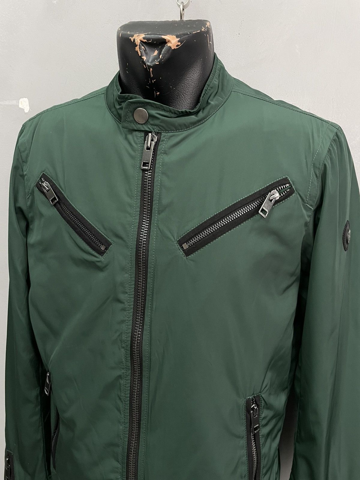 Diesel Diesel Edgea Zip Up Jacket Biker y2k Nylon Size US M / EU 48-50 / 2 - 2 Thumbnail