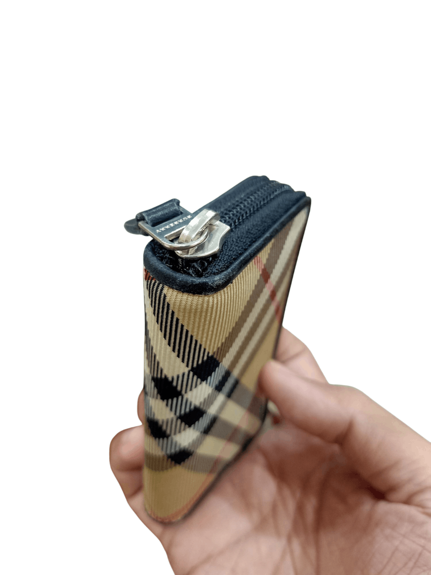 Burberry Burberry Nova Check Leather Key Case Holder Size ONE SIZE - 8 Thumbnail