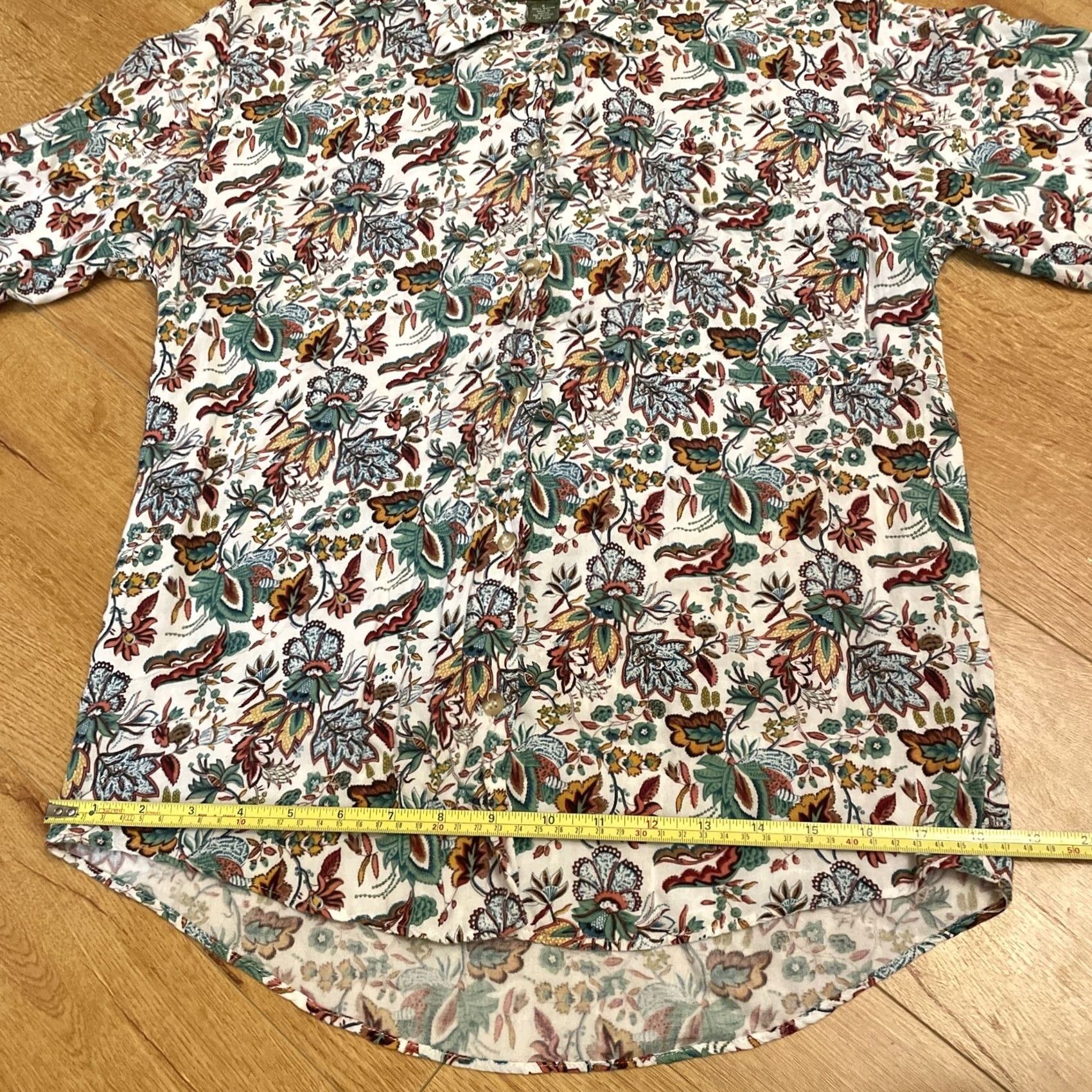 Vintage OUTBACK RED Button-Up Shirt Womens Small Floral Western Floral Grunge 90’s Y2K Vintage Size L / US 10 / IT 46 - 7 Thumbnail