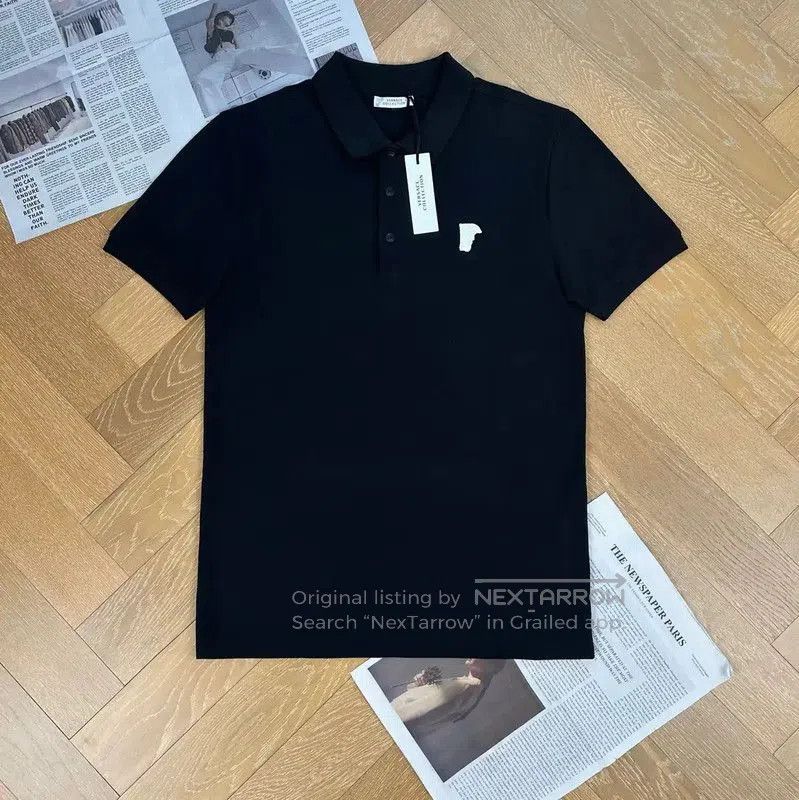 Versace Versace Black Men’s Polo Shirt M Size . Size US M / EU 48-50 / 2 - 1 Thumbnail