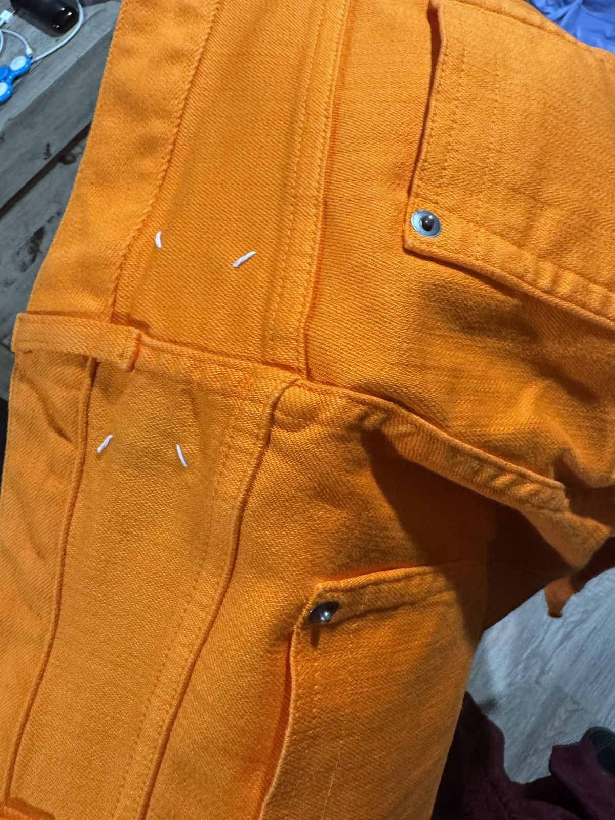 Maison Margiela Maison Margiela, orange denim Size US 40 / EU 56 - 2 Thumbnail