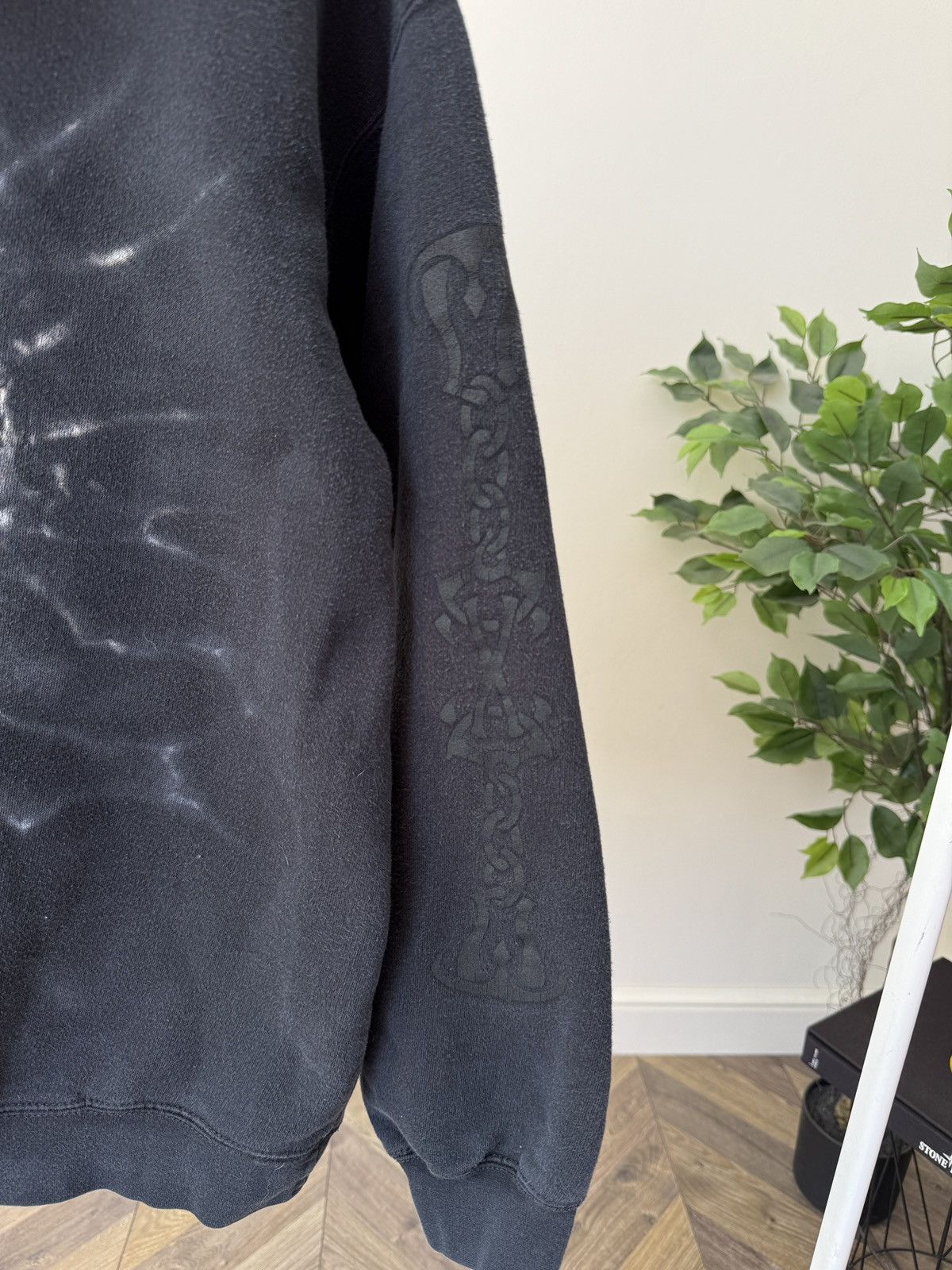Vintage Vintage Spiral Gothic Skull Faded Distressed Y2K Rare Hoodie Size US M / EU 48-50 / 2 - 10 Thumbnail