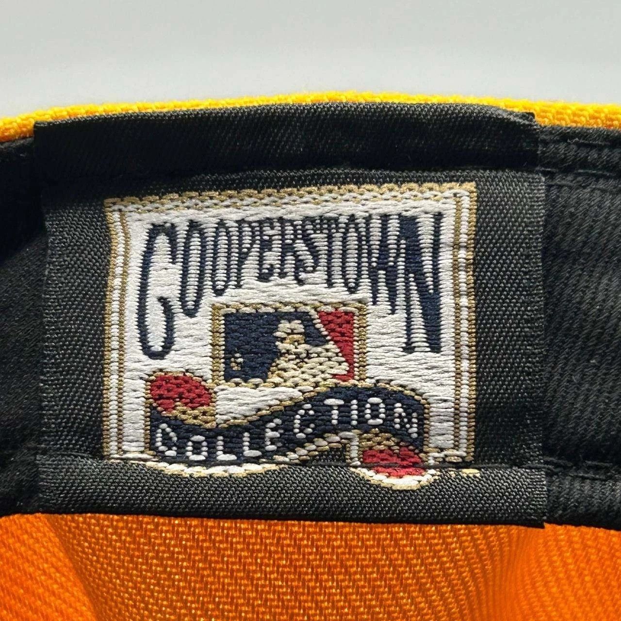 New Era San Francisco Giants Hat Men 7 1/2 Yellow Blue MLB Fitted Size ONE SIZE - 6 Thumbnail