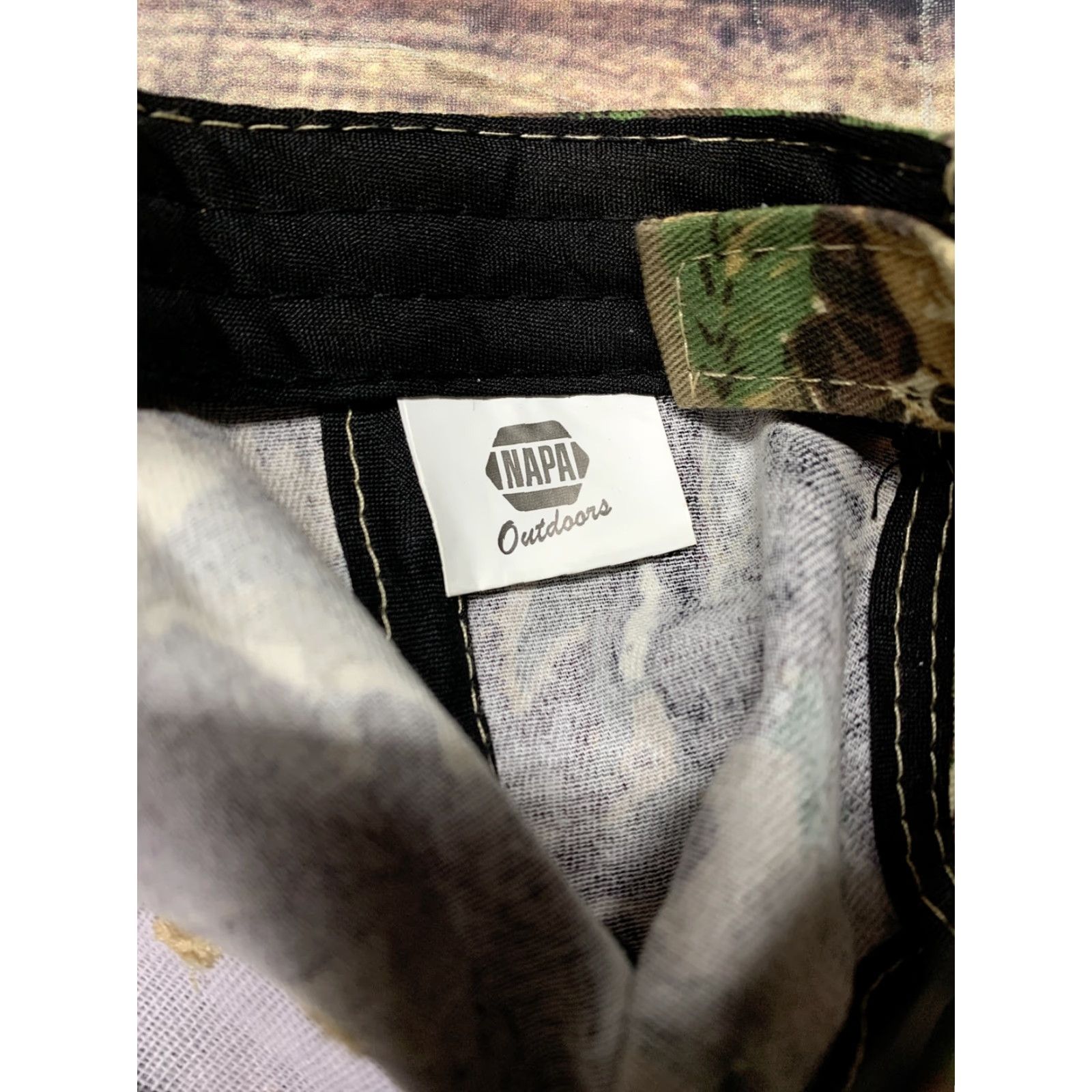 Vintage NAPA Outdoors Camouflage Hat Cap Adjustable Hook Loop Camo Know How Men Baseball Cap Adjustable Camouflage Hat Cap NAPA Outdoors Size ONE SIZE - 7 Thumbnail