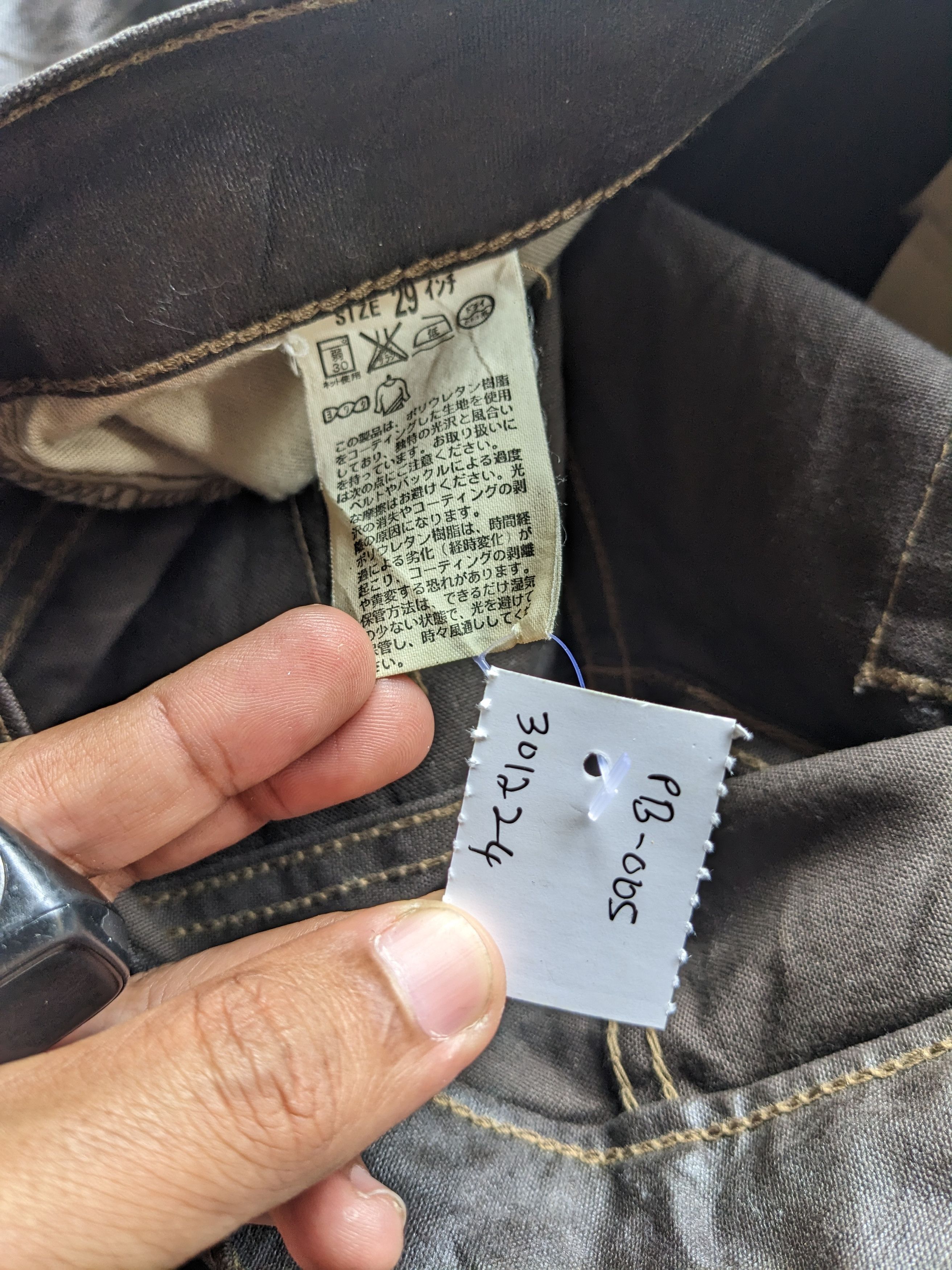 Levi's Vintage Levi's waxedf coating jeans Size US 29 - 8 Thumbnail