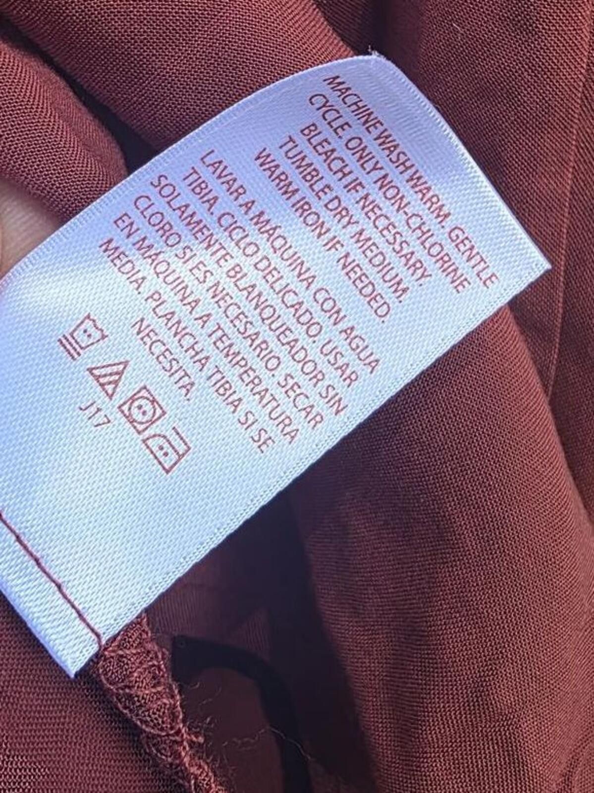 Faded Glory Faded Glory Rusty Nail Brown Embroidered Top Juniors XXL 20 Size XXL / US 16-18 / IT 52-54 - 11 Thumbnail
