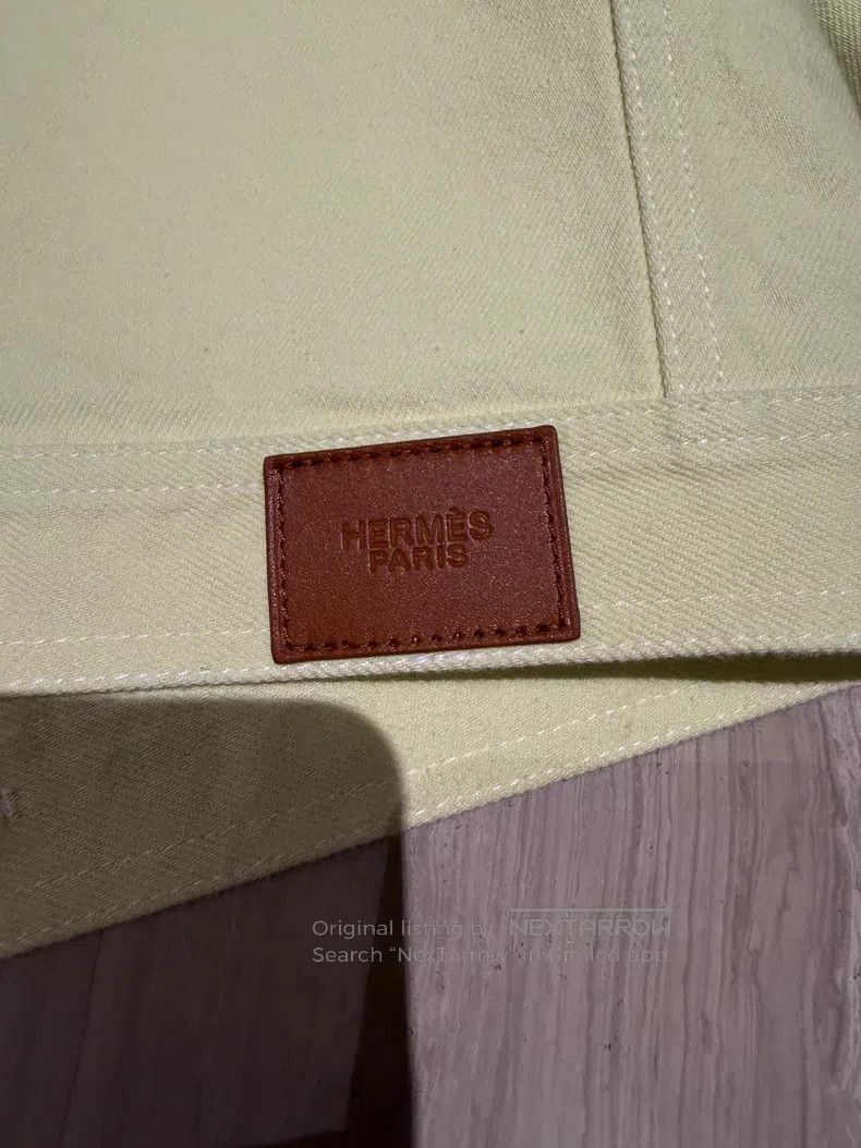 Hermes Hermes Bud Yellow Denim Jacket Size XS / US 0-2 / IT 36-38 - 6 Thumbnail