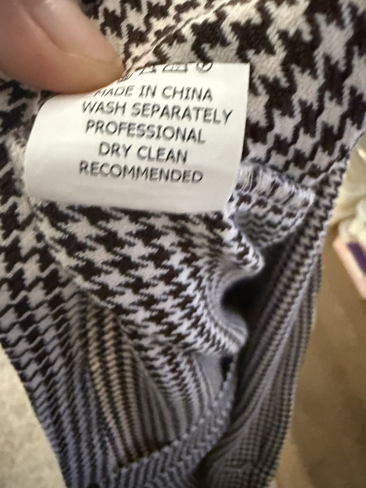 Other Houndstooth Bound Light Jacket Size US S / EU 44-46 / 1 - 5 Thumbnail