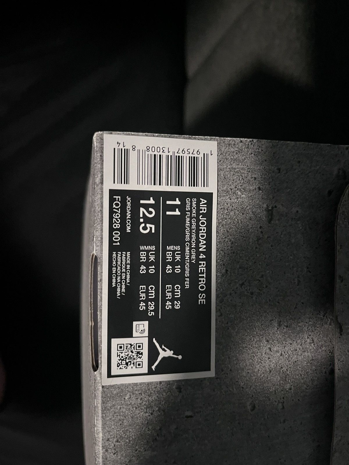 Jordan Brand Air Jordan 4 SE 'Wet Cement' (2024) Size US 11 / EU 44 - 11 Thumbnail