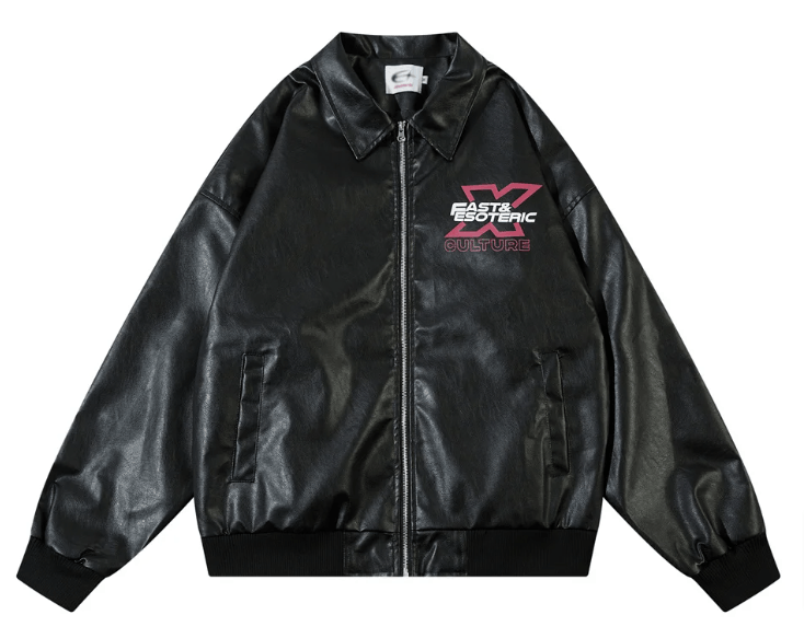 Japanese Brand × Vintage "Car Pattern-Black-M" Leather Jacket Size US M / EU 48-50 / 2 - 2 Thumbnail