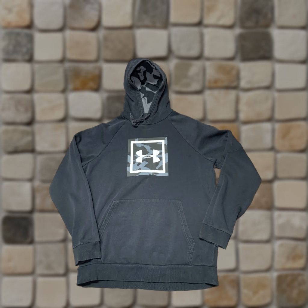 Under Armour Under Armour Hoodie Pullover Sweatshirt Size Medium Black Mens Hooded Size US M / EU 48-50 / 2 - 1 Thumbnail