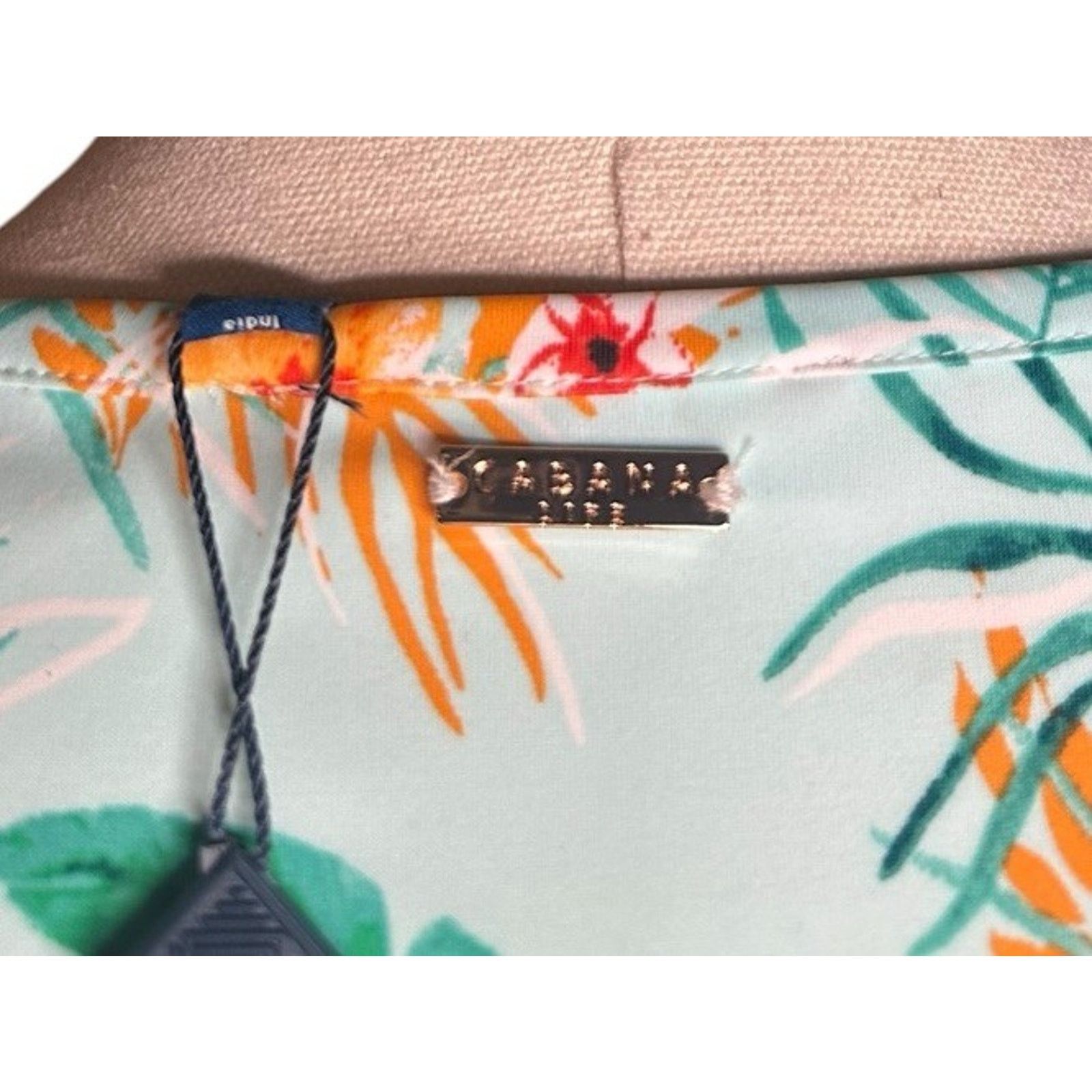 Other CABANA LIFE Cayman Print UPF Shift Dress M Swim Cover Beach Size M / US 6-8 / IT 42-44 - 8 Thumbnail
