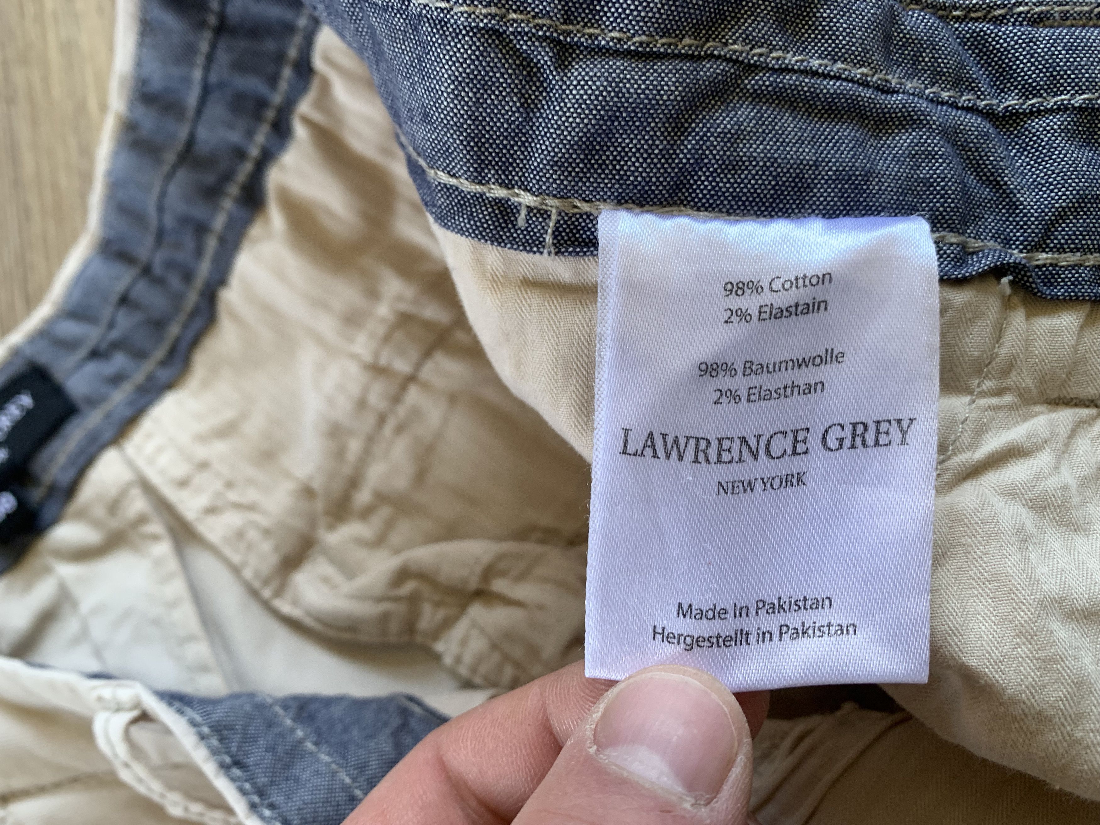 Other Lawrence Grey New York Men's Beige Trousers Pants Size US 34 / EU 50 - 8 Thumbnail