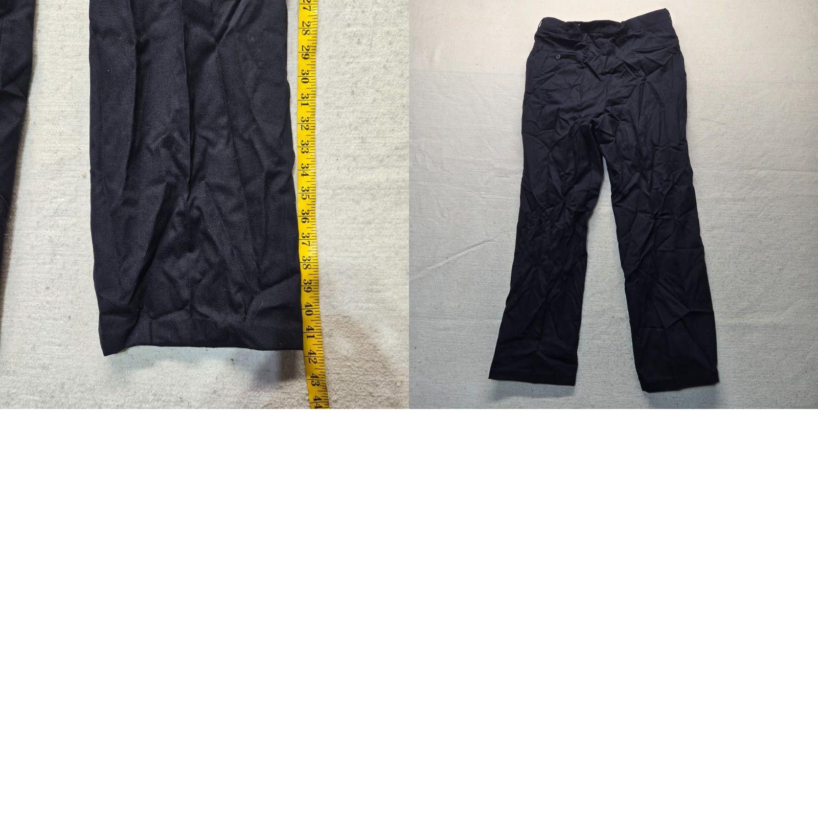 Vintage Deansgate Pants Adult Men’s 34W x 30L Navy Blue Dress Pants Size US 34 / EU 50 - 8 Thumbnail