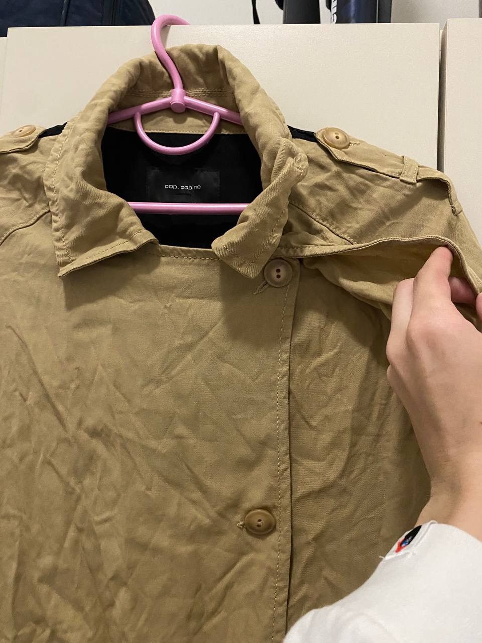 Vintage VINTAGE COP COPINE ARCHIVE Trench JACKET Size XS / US 0-2 / IT 36-38 - 4 Thumbnail