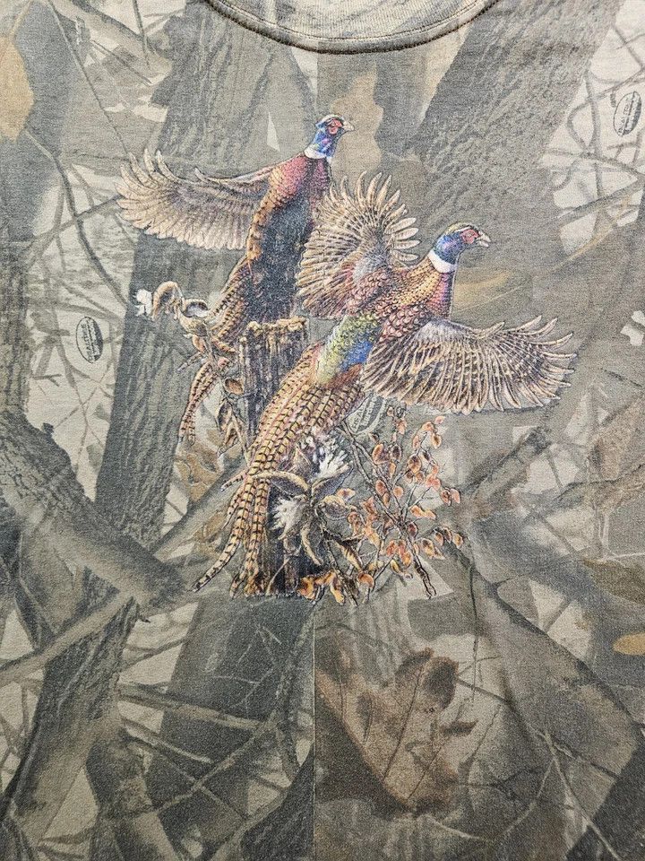 Vintage VINTAGE 80s 90s Camo Single-Stitch All Over Print T-shirt Size US XL / EU 56 / 4 - 2 Thumbnail