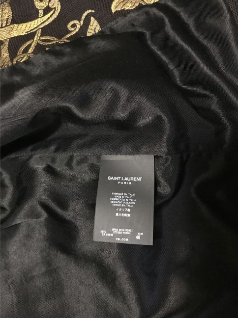 Hedi Slimane × Saint Laurent Paris Dragon Blouson Size US S / EU 44-46 / 1 - 4 Thumbnail