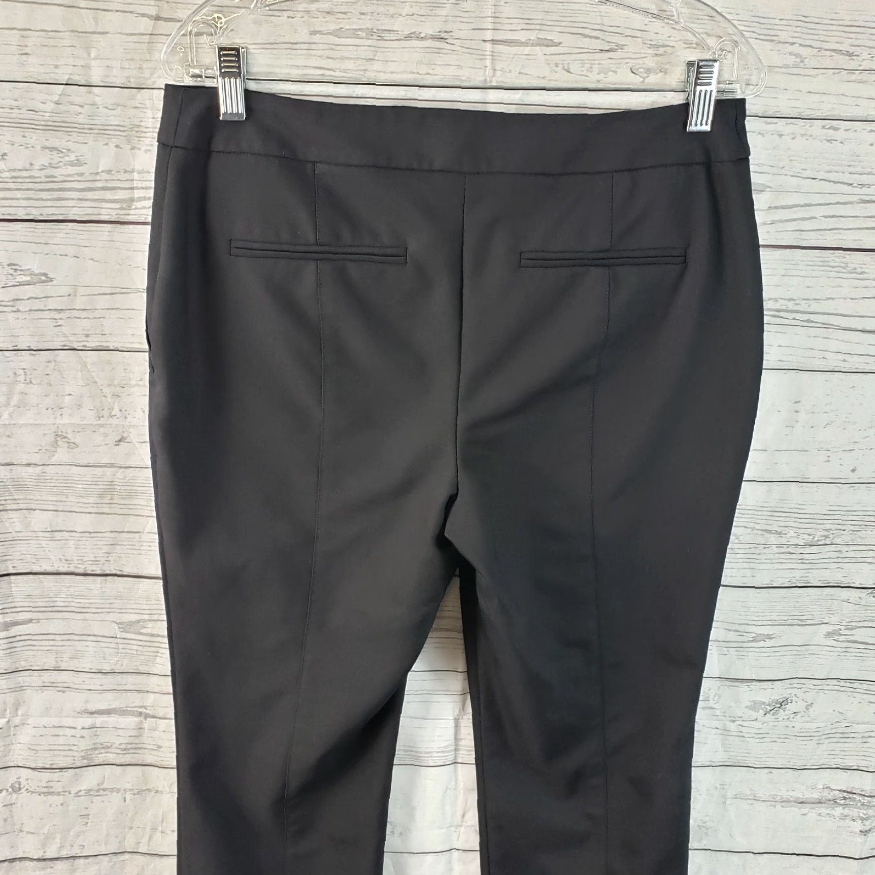 Vintage Chicos So Slimming Womens Pants Sz6 Short Black Mid Rise Cotton Blend Dress Pants Slimming Womens Chicos Short 6 Black Cotton Blend Pants朗 Size 28" / US 6 / IT 42 - 4 Thumbnail