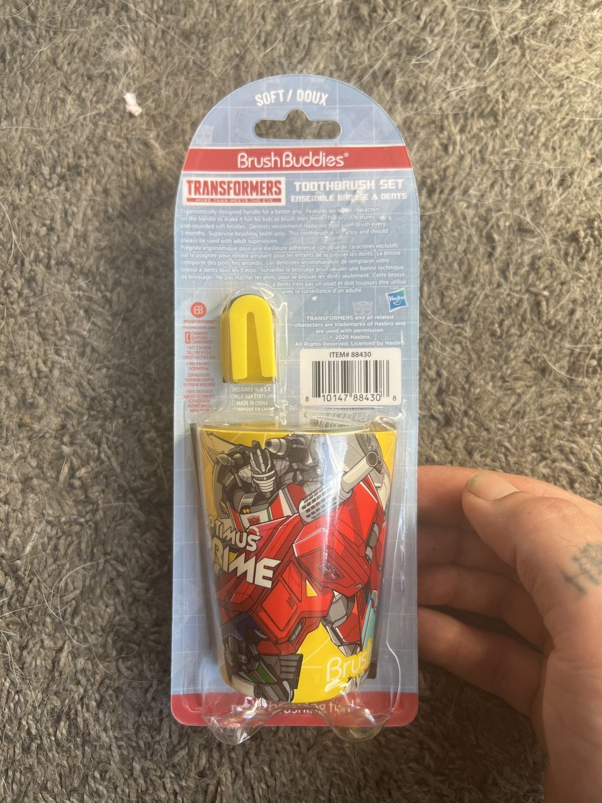Transformers 2025 Hasbro Transformers Brush Buddies Soft Toothbrush Set Size ONE SIZE - 2 Thumbnail