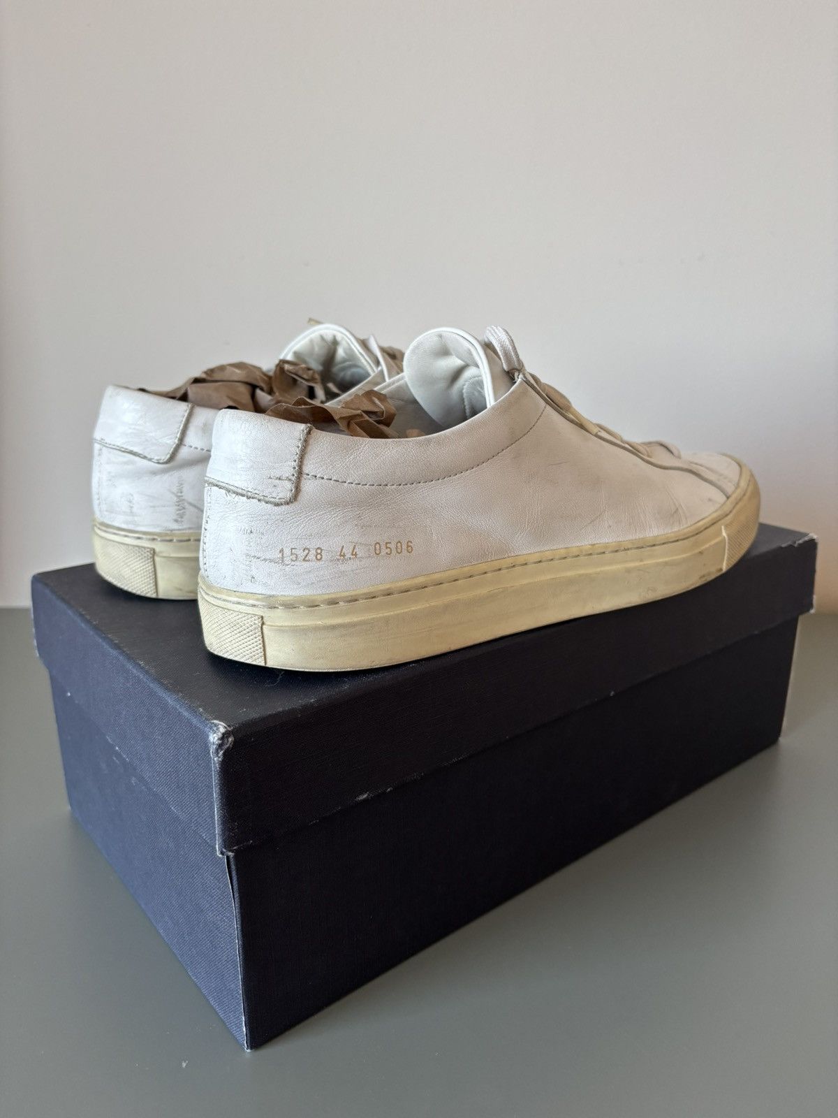 Common Projects Common Projects Achilles in White Leather Size US 11 / EU 44 - 6 Thumbnail