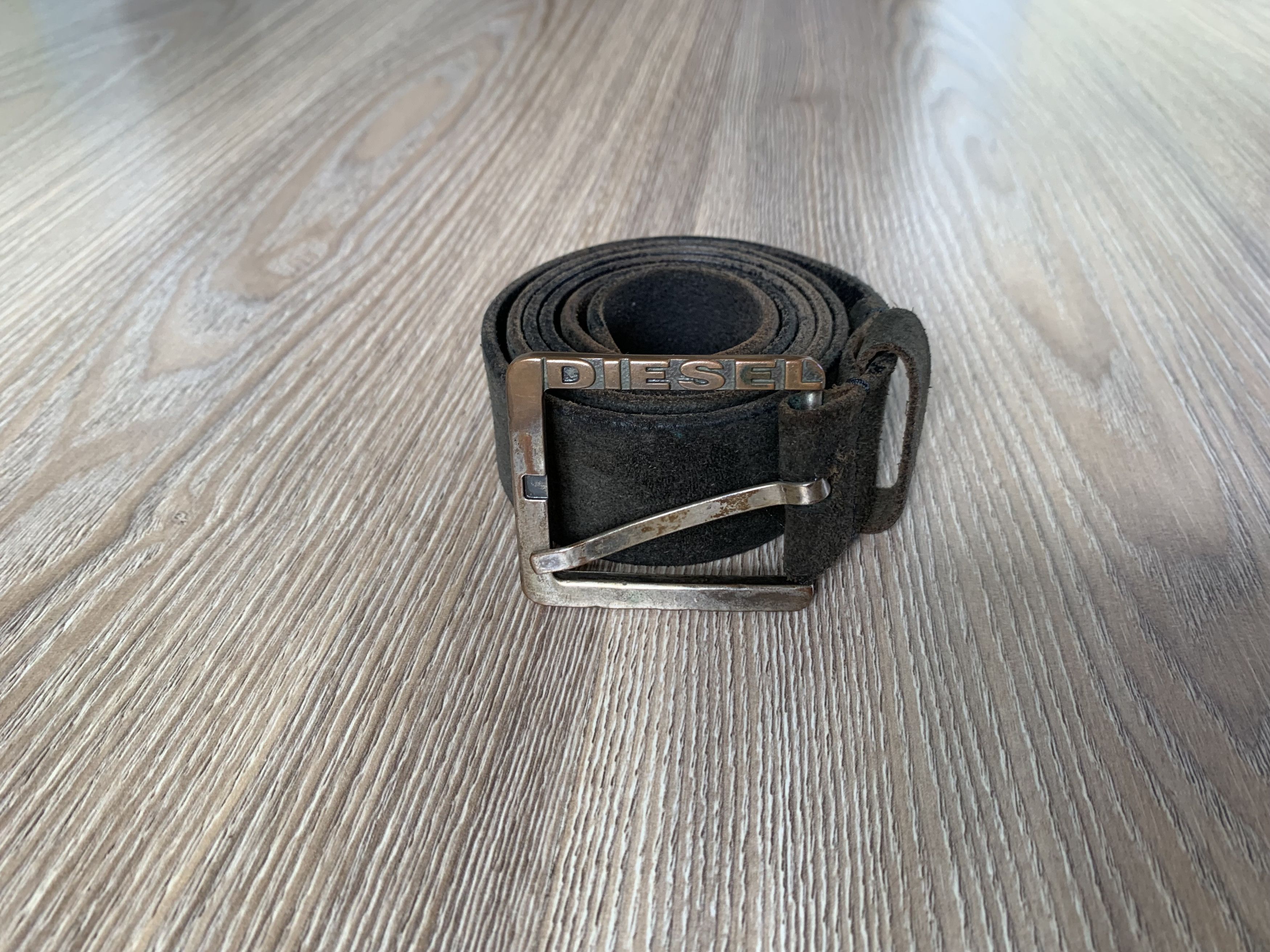 Diesel × Vintage Diesel Suede Cow Leather Vintage Leaher Belt Size ONE SIZE - 1 Thumbnail