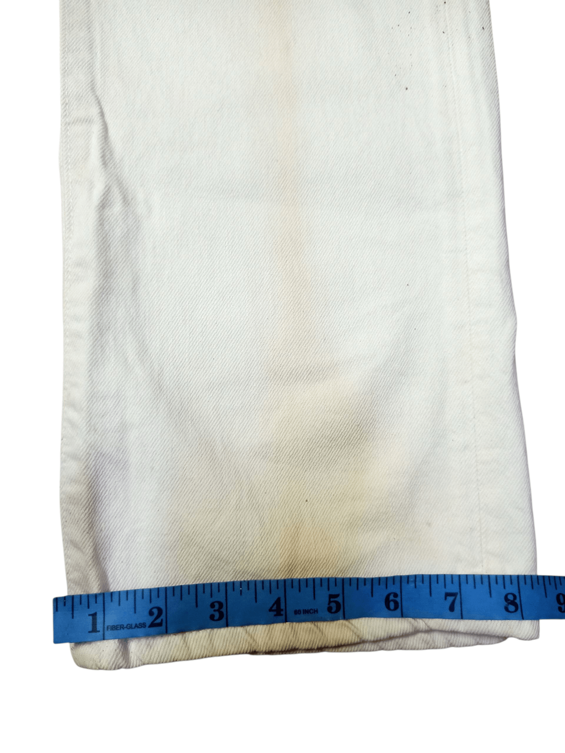 Levi's Vintage Clothing 💥Vintage Levi's 501 White Denim 80s 32x33 💥 Size US 32 / EU 48 - 17 Thumbnail