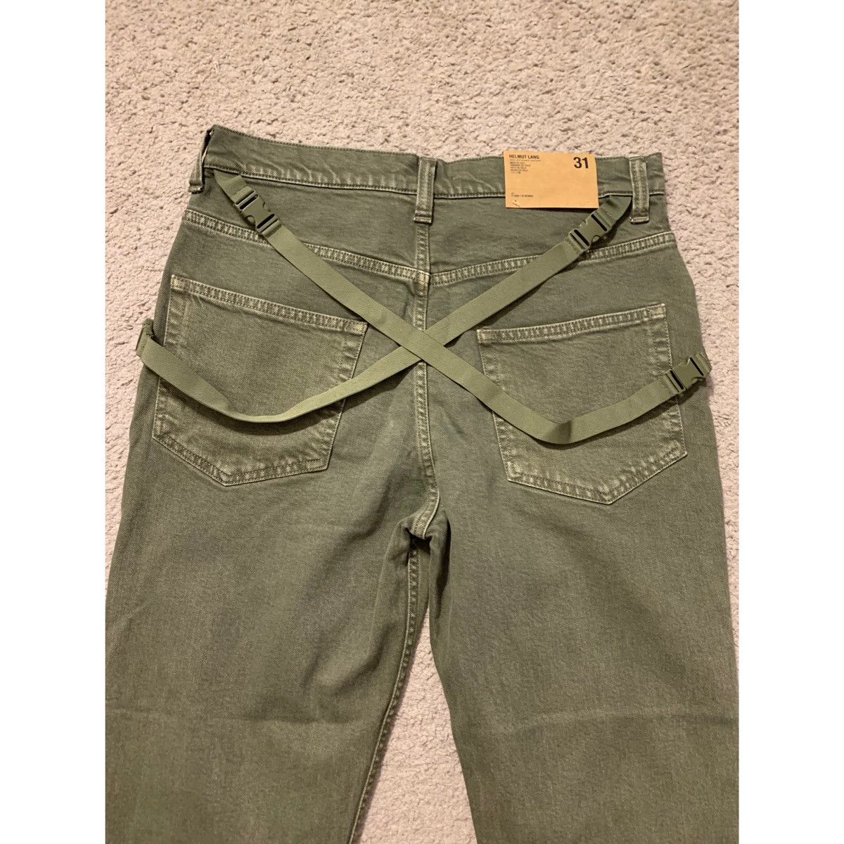 Helmut Lang HELMUT LANG STRAP JEANS Size US 31 - 2 Thumbnail