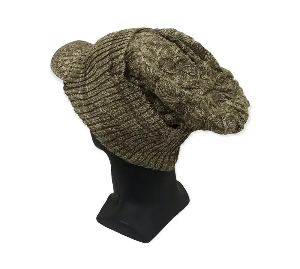 Vintage Japanese Brand Plain Beanie Hat Size ONE SIZE - 3 Thumbnail