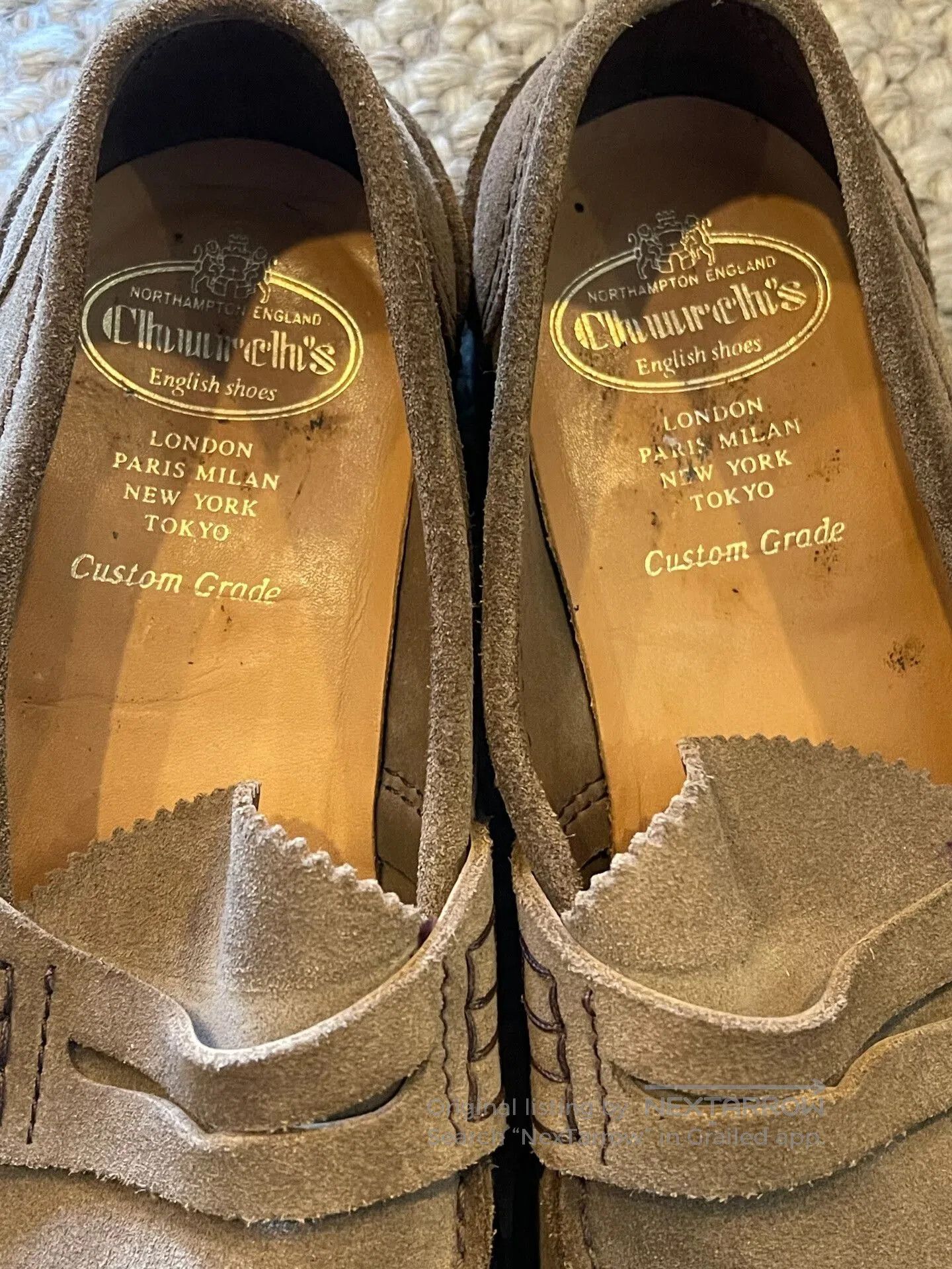 Church's Church's Brown Suede Loafers. Size US 10.5 / EU 43-44 - 7 Thumbnail