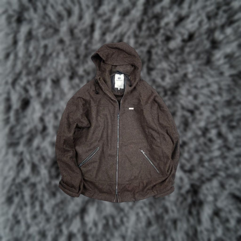 Vintage Loden by lodenwalker Austria Design 1434 reine schurwolle Hooded jacket, Wool, Brown, 3XL, Men Size US XXL / EU 58 / 5 - 1 Thumbnail