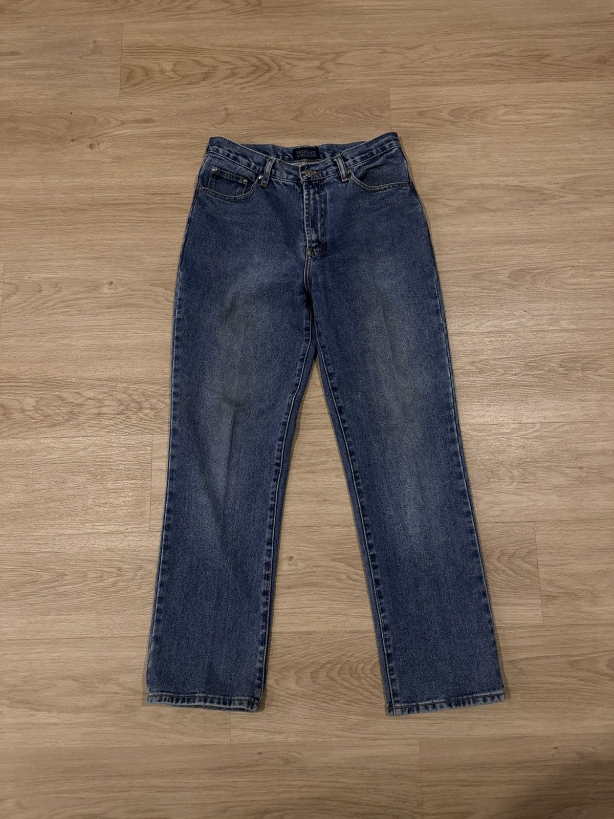 Versace Mens Vintage Versace jeans Couture pants denim luxury rare Size US 34 / EU 50 - 5 Thumbnail