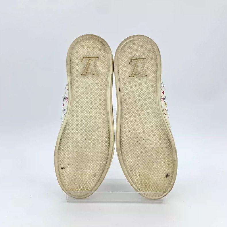 Louis Vuitton Louis Vuitton Beige logo presbyopic print lace-up board sn Size US 5 / IT 35 - 5 Thumbnail