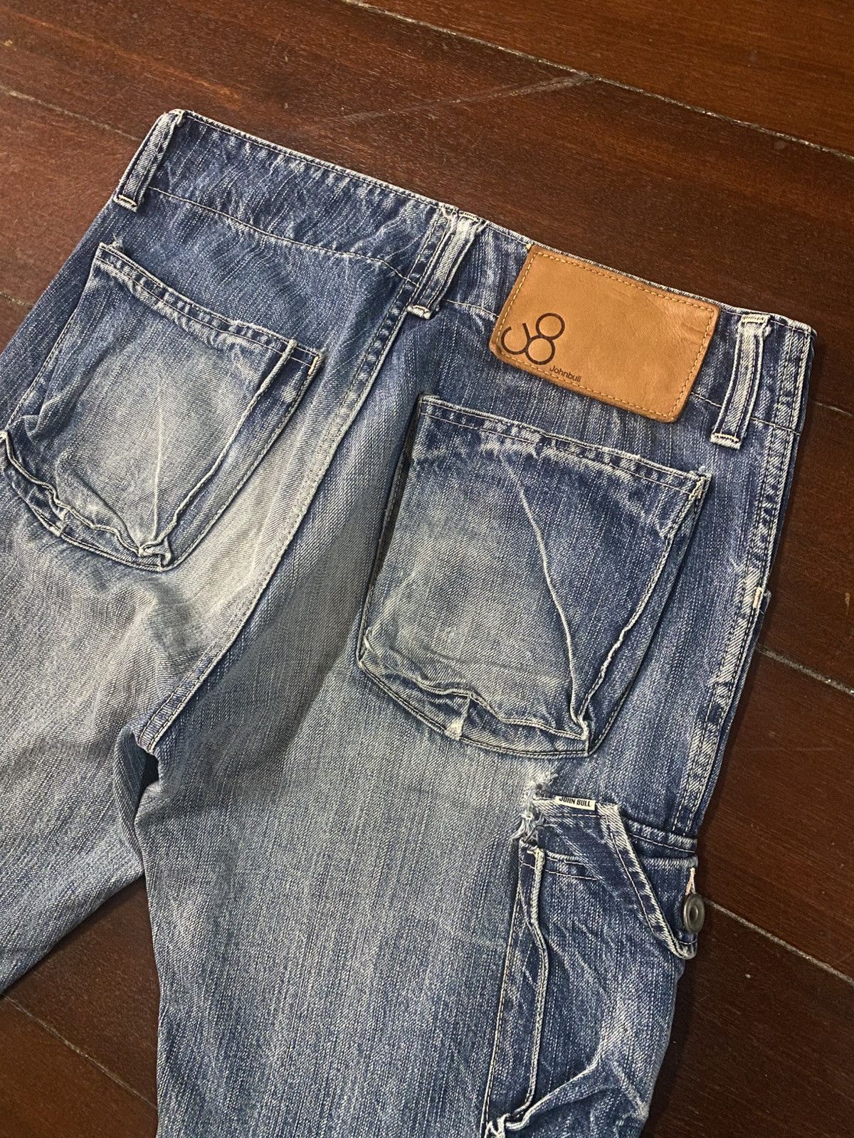Johnbull Rare John Bull Kojima Tactical Cargo Multipocket Denim Pants Size US 32 / EU 48 - 12 Thumbnail