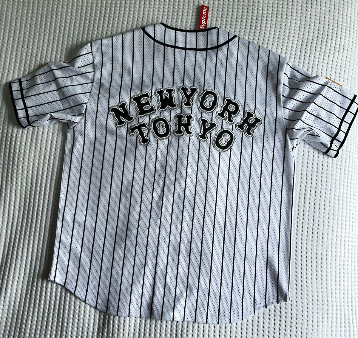 Supreme Homerun Baseball Jersey Stripe Size US M / EU 48-50 / 2 - 2 Thumbnail