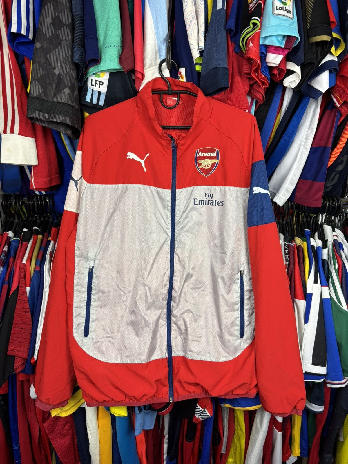 Puma Puma Arsenal 2014 Football Jacket Training Soccer Track Top Size US L / EU 52-54 / 3 - 1 Thumbnail