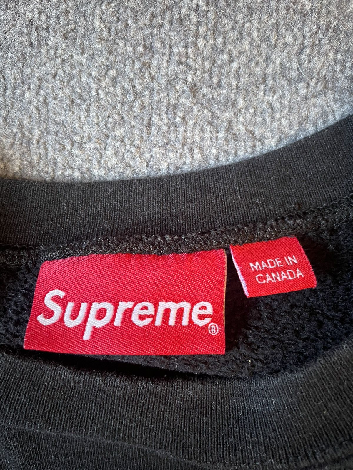 Supreme Supreme cut out box logo crewneck Size US L / EU 52-54 / 3 - 3 Thumbnail