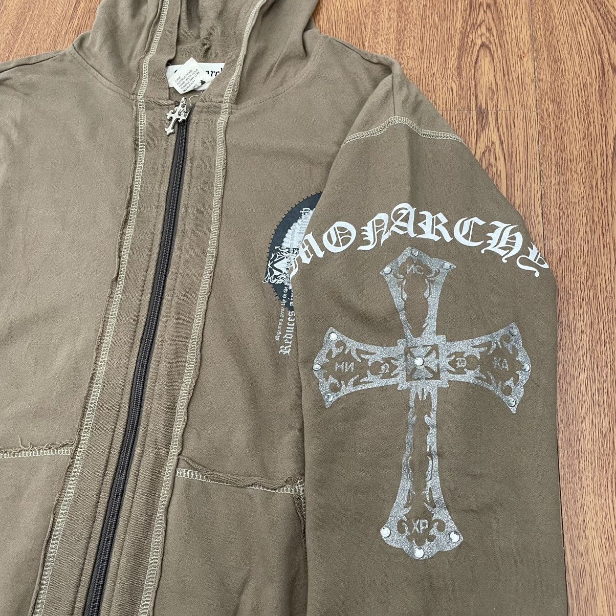 Monarchy Monarchy cross zip hoodie death note styled Size US XL / EU 56 / 4 - 4 Thumbnail